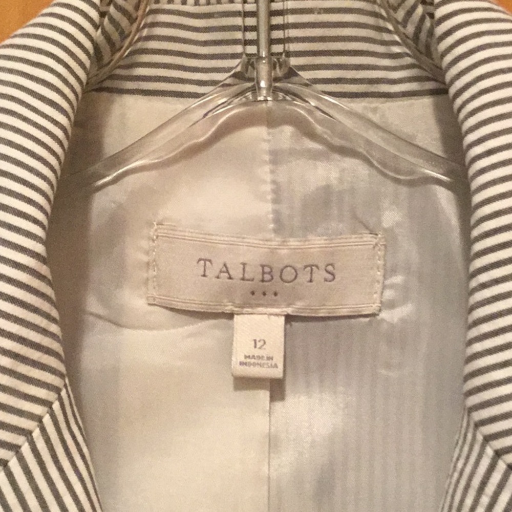 Talbots Seersucker Short Jacket - Picture 2 of 4